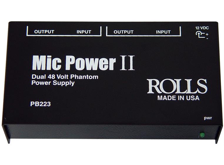 ROLLS PB223 Dual Phantom Power Supply